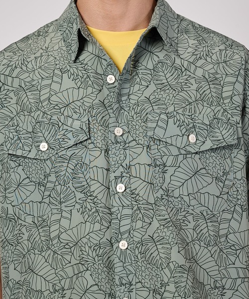 Eddie Bauer(エディーバウアー)の「マウンテン 半袖シャツ(シャツ/ブラウス・メンズ・ダークグリーン/カーキ/コーラル/アイボリー・L/S/M/XL/XXL)」の10枚目の写真