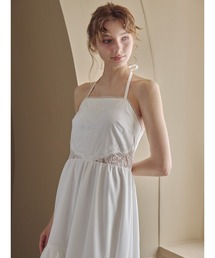 etre loin（エトルワン）の「リリーエンブロイダリーエプロンロングワンピース / Lily embroidered apron long dress（ワンピース）」