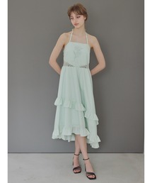 etre loin（エトルワン）の「リリーエンブロイダリーエプロンロングワンピース / Lily embroidered apron long dress（ワンピース）」