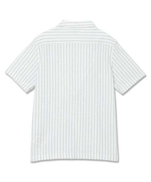Guess(ゲス)の「RAFA Jacquard Knit Shirt シャツ 半袖(シャツ/ブラウス・メンズ・ライトブルー・MEDIUM/SMALL/LARGE/X-LARGE)」の2枚目の写真