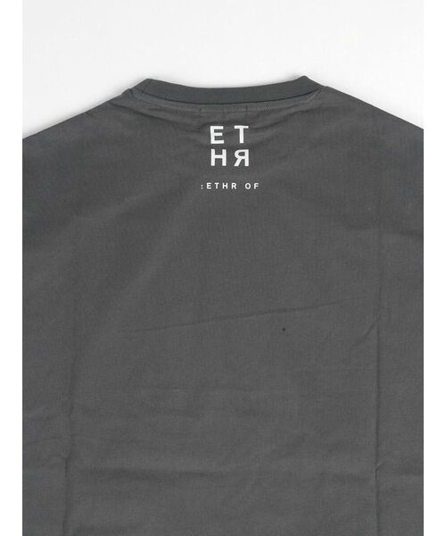 :ETHROF（イーサオブ）の「TIME LOGO PRINT T-SHIRT（Tシャツ/カットソー・レディース・グレー系/ホワイト・FREE）」の22枚目の写真