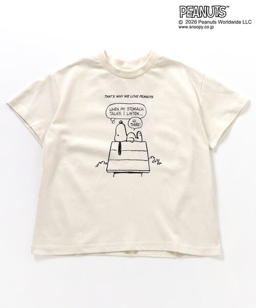 PEANUTS（ピーナッツ）の「PEANUTS　カラバリTシャツ（Tシャツ/カットソー・キッズ・アイボリー/ブルー/オレンジ/イエロー・90/110/100/140/130/120/80）」の7枚目の写真