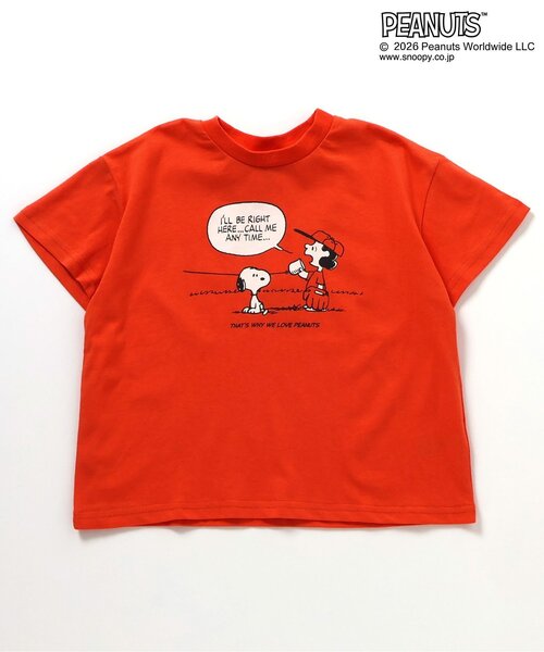 PEANUTS（ピーナッツ）の「PEANUTS　カラバリTシャツ（Tシャツ/カットソー・キッズ・アイボリー/ブルー/オレンジ/イエロー・90/110/100/140/130/120/80）」の8枚目の写真