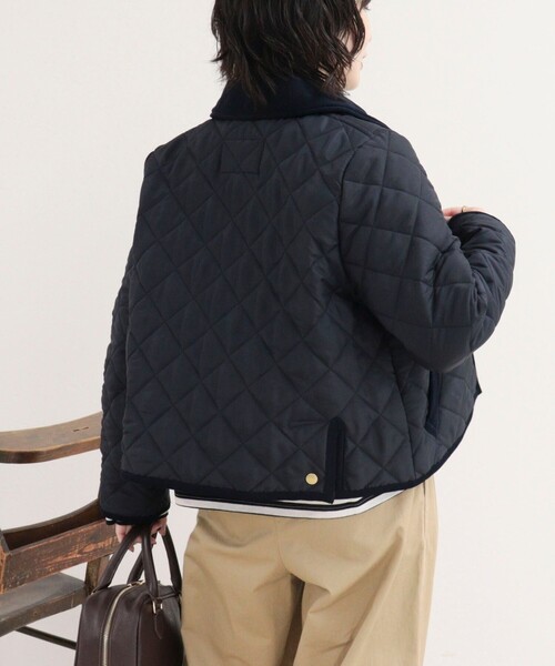 fredy emue（フレディエミュ）の「《別注》【Traditional WeatherWear】WAVERLY A-LINE ZIP（テーラードジャケット・レディース・ブラック/ネイビー・34/32）」の10枚目の写真
