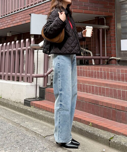 fredy emue（フレディエミュ）の「《別注》【Traditional WeatherWear】WAVERLY A-LINE ZIP（テーラードジャケット・レディース・ブラック/ネイビー・34/32）」の18枚目の写真