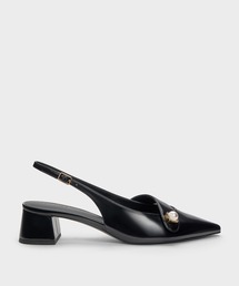 CHARLES & KEITH | Marie マリー パール スリングバック パンプス(パンプス)