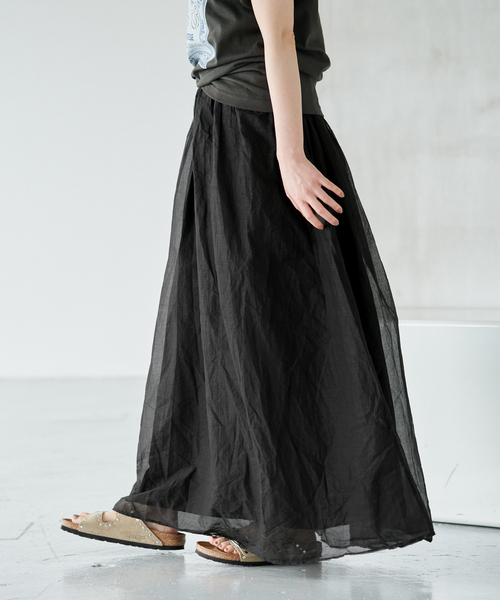 IENA(イエナ)の「MARILYN MOON/マリリンムーン sheer cotton 2way op ワンピース 4263-105(ワンピース・レディース・ホワイト/ブラック/カーキ・FREE)」の9枚目の写真