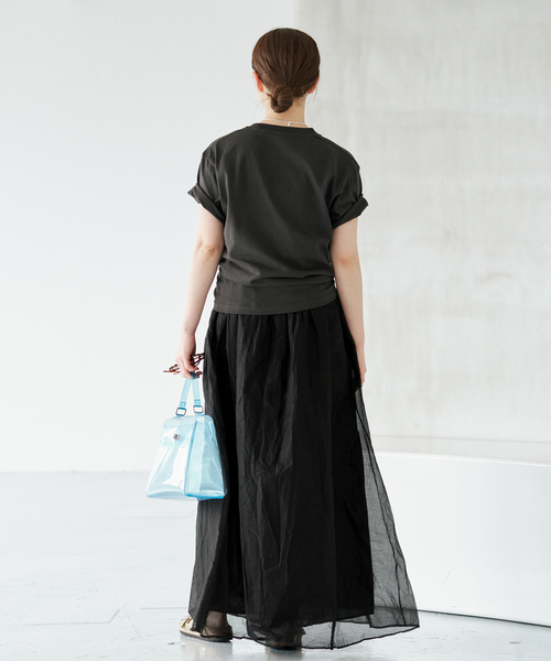 IENA(イエナ)の「MARILYN MOON/マリリンムーン sheer cotton 2way op ワンピース 4263-105(ワンピース・レディース・ホワイト/ブラック/カーキ・FREE)」の11枚目の写真