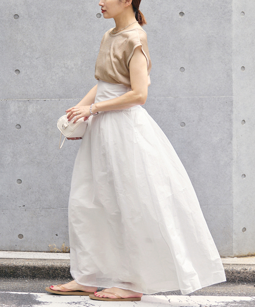 IENA(イエナ)の「MARILYN MOON/マリリンムーン sheer cotton 2way op ワンピース 4263-105(ワンピース・レディース・ホワイト/ブラック/カーキ・FREE)」の16枚目の写真