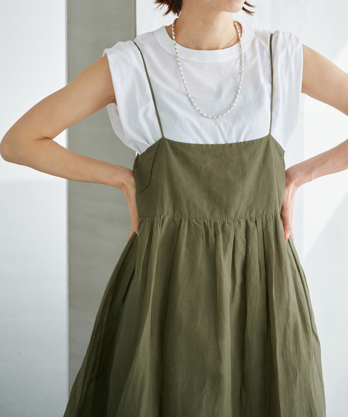 IENA(イエナ)の「MARILYN MOON/マリリンムーン sheer cotton 2way op ワンピース 4263-105(ワンピース・レディース・ホワイト/ブラック/カーキ・FREE)」の20枚目の写真