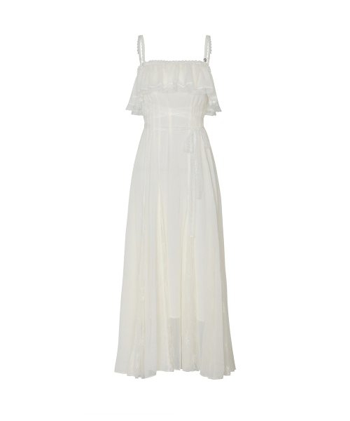 PAIN OR PLEASURE(ペインオアプレジャー)の「MOONRISE DRESS cream(ワンピース・レディース・その他・ONE SIZE)」の1枚目の写真