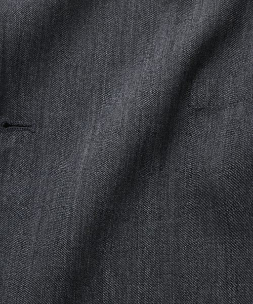 UNFOLLOW(アンフォロー)の「【FOLL / フォル】wool gabardine daily jacket(テーラードジャケット・メンズ・グレー・2/3)」の4枚目の写真