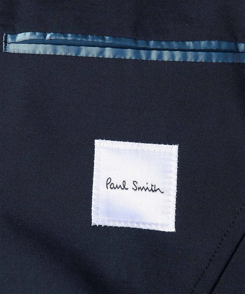 Paul Smith(ポールスミス)の「トップダイ トラベルコンフォート ジャケット / 263112 WTVJK01(テーラードジャケット・メンズ・ライトベージュ/ネイビー・MEDIUM/SMALL/L2/X-LARGE/LARGE)」の8枚目の写真