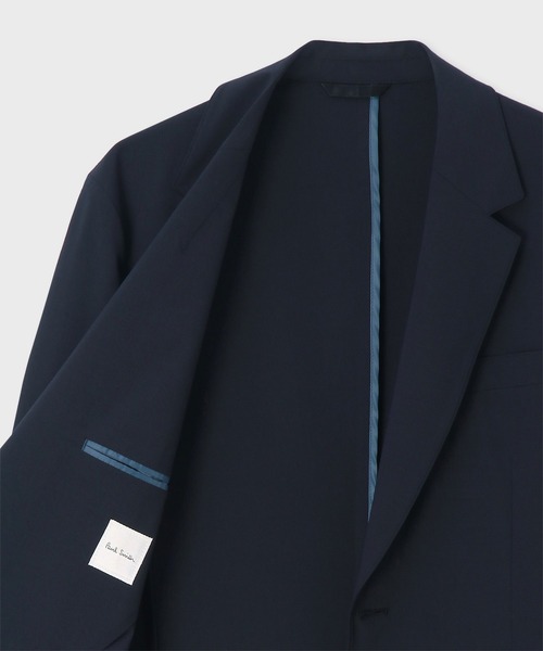 Paul Smith(ポールスミス)の「トップダイ トラベルコンフォート ジャケット / 263112 WTVJK01(テーラードジャケット・メンズ・ライトベージュ/ネイビー・MEDIUM/SMALL/L2/X-LARGE/LARGE)」の5枚目の写真