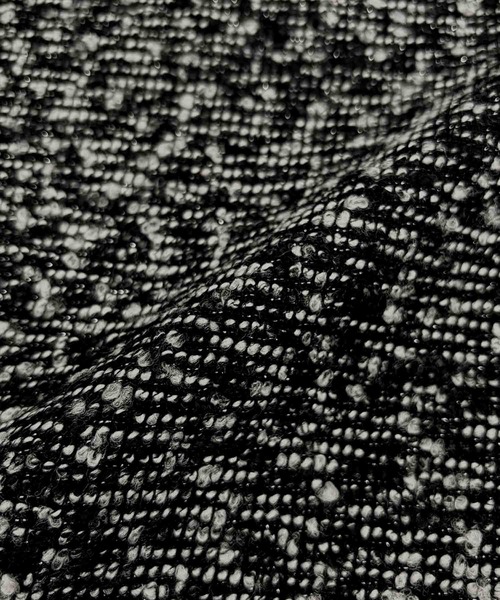 ELFRANK(エルフランク)の「【2026AW】【M~Lサイズ展開】フリンジデザインノースリーブツイードAラインワンピース《着用動画あり》(ワンピース・レディース・ブラック/ホワイト×ブラック・M/L)」の20枚目の写真