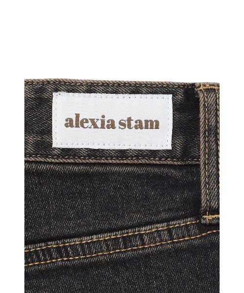 ALEXIA STAM(アリシアスタン)の「Slit Hem Denim Pants /フィルターデニム(デニムパンツ・レディース・ブルー/ブルー系その他・0/1/2/3)」の17枚目の写真
