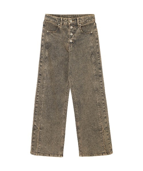 ALEXIA STAM(アリシアスタン)の「Slit Hem Denim Pants /フィルターデニム(デニムパンツ・レディース・ブルー/ブルー系その他・0/1/2/3)」の20枚目の写真