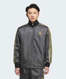 Stadium Gold レギュラーフィットクライマウォーム メッシュ裏地付きウーブン フルジップ ジャケット / ジャージ / アディダス adidas