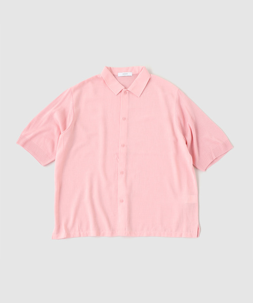 B.C STOCK(ベーセーストック)の「ニットコンビシャツ(シャツ/ブラウス・メンズ・ホワイト/ブラウン/ピンク・LARGE/MEDIUM)」の3枚目の写真