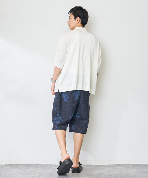 B.C STOCK(ベーセーストック)の「ニットコンビシャツ(シャツ/ブラウス・メンズ・ホワイト/ブラウン/ピンク・LARGE/MEDIUM)」の6枚目の写真