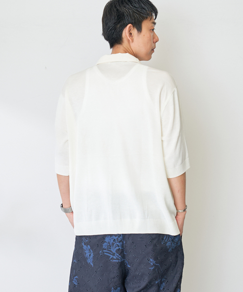 B.C STOCK(ベーセーストック)の「ニットコンビシャツ(シャツ/ブラウス・メンズ・ホワイト/ブラウン/ピンク・LARGE/MEDIUM)」の9枚目の写真