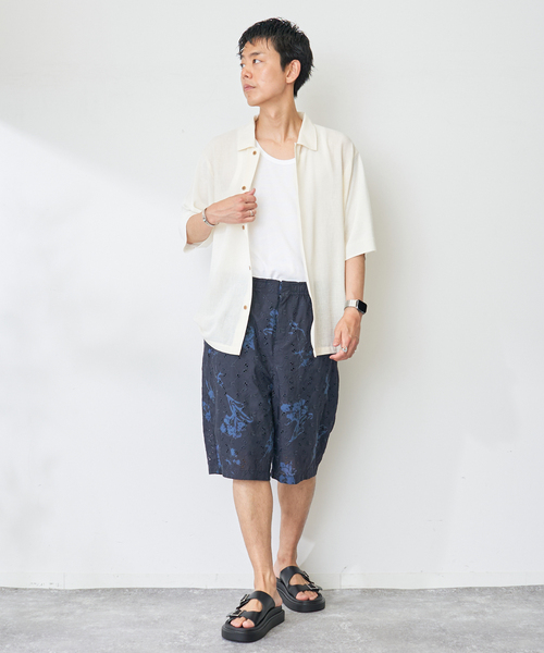 B.C STOCK(ベーセーストック)の「ニットコンビシャツ(シャツ/ブラウス・メンズ・ホワイト/ブラウン/ピンク・LARGE/MEDIUM)」の10枚目の写真