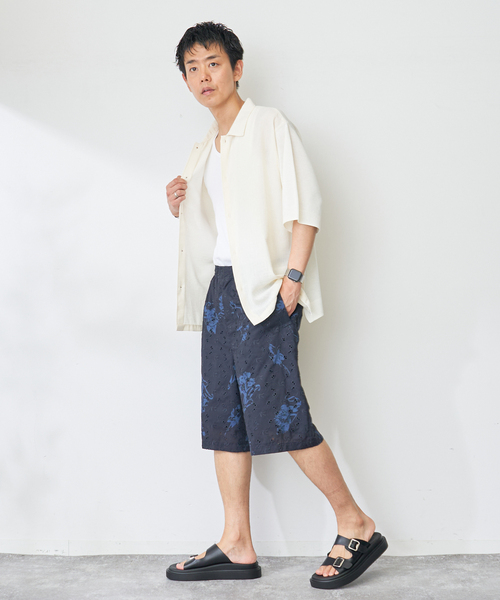 B.C STOCK(ベーセーストック)の「ニットコンビシャツ(シャツ/ブラウス・メンズ・ホワイト/ブラウン/ピンク・LARGE/MEDIUM)」の11枚目の写真