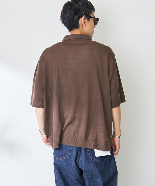 B.C STOCK(ベーセーストック)の「ニットコンビシャツ(シャツ/ブラウス・メンズ・ホワイト/ブラウン/ピンク・LARGE/MEDIUM)」の20枚目の写真