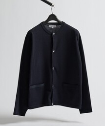 ストレッチニット クルーネックカーディガン