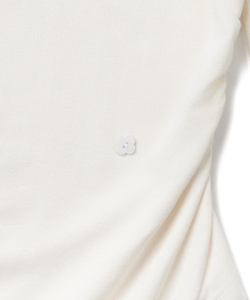 TTUDEMENT(トュードメント)の「DRAPED JERSEY BLOUSE_IVORY(シャツ/ブラウス・レディース・その他・FREE)」の7枚目の写真
