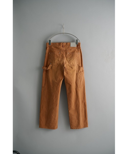 CONZ(コンズ)の「loose fit duck double knee pants(デニムパンツ・メンズ・ブラウン/ホワイト/チャコールグレー・1/2/3/4)」の9枚目の写真