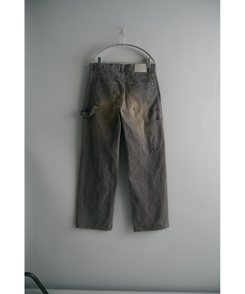 CONZ(コンズ)の「loose fit duck double knee pants(デニムパンツ・メンズ・ブラウン/ホワイト/チャコールグレー・1/2/3/4)」の15枚目の写真