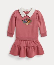 POLO RALPH LAUREN CHILDRENSWEAR（ポロ ラルフ ローレン チルドレンズウェア）の「フローラル フリース スウェットシャツ & スカート（その他ベビーウェア）」
