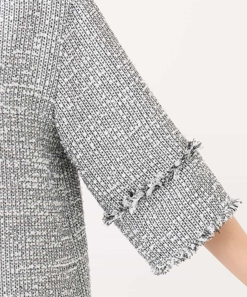 MK MICHEL KLEIN（エムケーミッシェルクラン）の「[洗える]ツイードライクフリンジトップス（Tシャツ/カットソー・レディース・グレー/ブラック・38）」の19枚目の写真