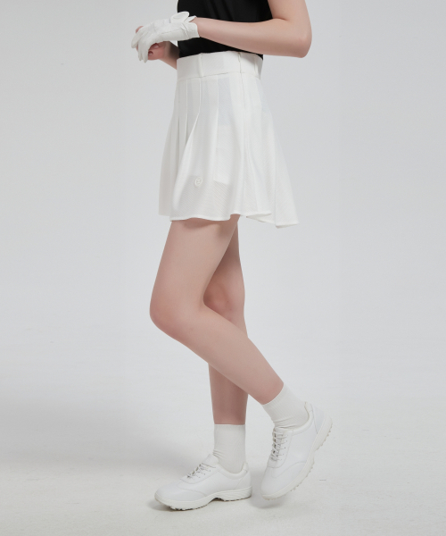 E.PARCA(イパルカ)の「レイダブルメッシュスカート(スカート・レディース・ホワイト・SMALL/MEDIUM/LARGE)」の3枚目の写真
