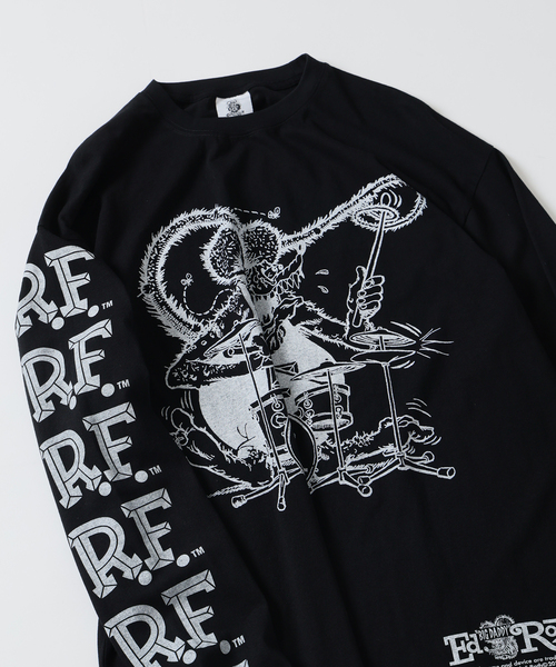 RAT FINK(ラットフィンク)の「RAT FINK / ラットフィンク 別注 グラフィック ロンT(Tシャツ/カットソー・メンズ・ホワイト/ブラウン/ブラック・MEDIUM/LARGE)」の5枚目の写真