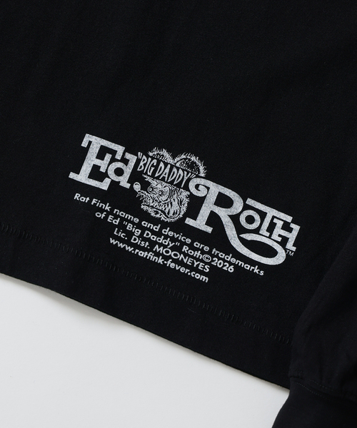 RAT FINK(ラットフィンク)の「RAT FINK / ラットフィンク 別注 グラフィック ロンT(Tシャツ/カットソー・メンズ・ホワイト/ブラウン/ブラック・MEDIUM/LARGE)」の6枚目の写真