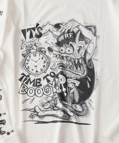 RAT FINK(ラットフィンク)の「RAT FINK / ラットフィンク 別注 グラフィック ロンT(Tシャツ/カットソー・メンズ・ホワイト/ブラウン/ブラック・MEDIUM/LARGE)」の10枚目の写真