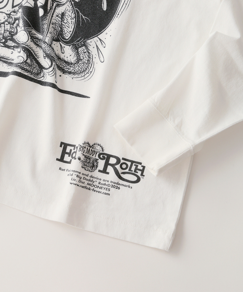 RAT FINK(ラットフィンク)の「RAT FINK / ラットフィンク 別注 グラフィック ロンT(Tシャツ/カットソー・メンズ・ホワイト/ブラウン/ブラック・MEDIUM/LARGE)」の12枚目の写真