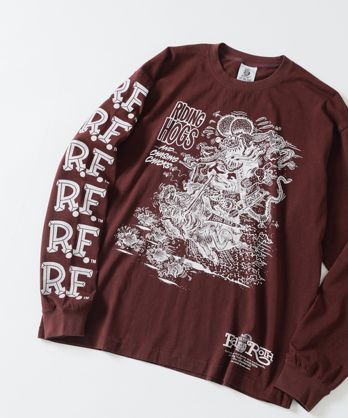 RAT FINK(ラットフィンク)の「RAT FINK / ラットフィンク 別注 グラフィック ロンT(Tシャツ/カットソー・メンズ・ホワイト/ブラウン/ブラック・MEDIUM/LARGE)」の15枚目の写真