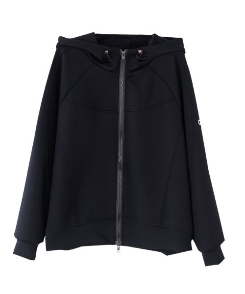 LUCPY(ラクピー)の「オーバーサイズジップパーカー(パーカー・レディース・ブラック・SMALL/X-LARGE/LARGE/MEDIUM)」の5枚目の写真