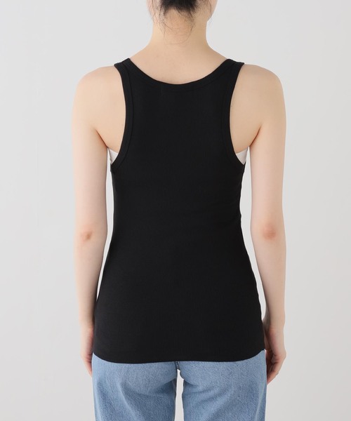 Deuxieme Classe(ドゥーズィエムクラス)の「【ETERNE/イーターン】 FITTED TANK(Tシャツ/カットソー・レディース・アイボリー/ブラック・FREE)」の13枚目の写真