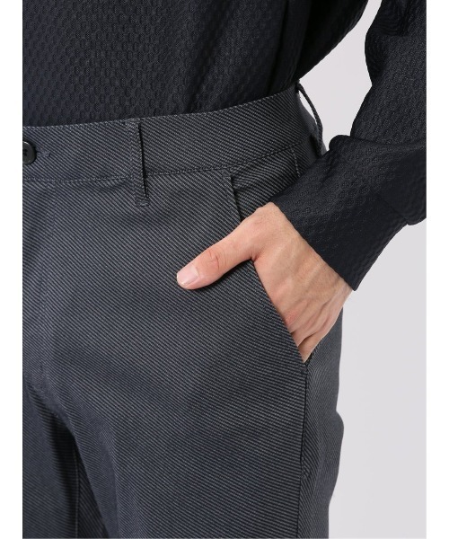 m.f.editorial(エムエフエディトリアル)の「パンツ メンズ ストレッチ スリム トラウザー テーパード カルゼ クロスストレッチ(チノパンツ・メンズ・グレー/カーキ/ネイビー・S/LARGE/X-LARGE/MEDIUM)」の14枚目の写真