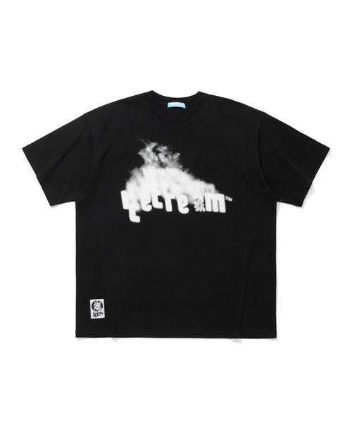 ICECREAM(アイスクリーム)の「COTTON T-SHIRT_SMOKE(Tシャツ/カットソー・メンズ・ブラック/サックスブルー/ピンク・SMALL/MEDIUM/LARGE/X-LARGE)」の2枚目の写真
