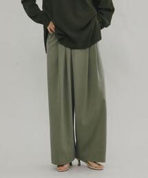wrap wide tack pants
