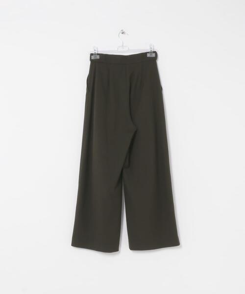 LAATO(ラート)の「wrap wide tack pants(その他パンツ・レディース・ダークブラウン/アイボリー/ライトカーキ・FREE/TALL)」の11枚目の写真