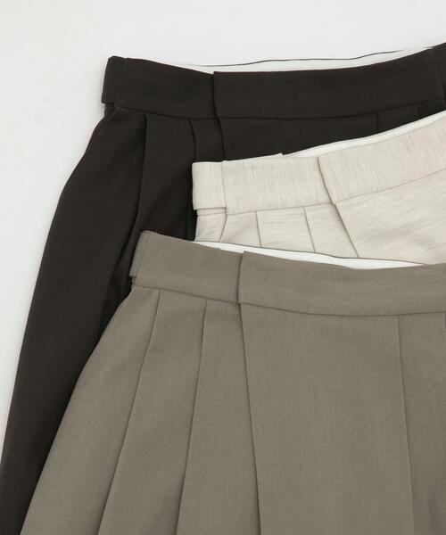 LAATO(ラート)の「wrap wide tack pants(その他パンツ・レディース・ダークブラウン/アイボリー/ライトカーキ・FREE/TALL)」の22枚目の写真