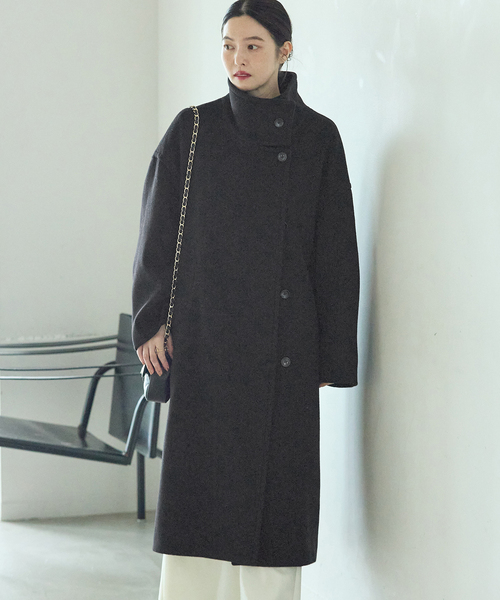 journal standard L'essage(ジャーナルスタンダードレサージュ)の「MANTECO スタンドコート(その他アウター・レディース・ベージュ/ブラック/カーキ・36/38)」の4枚目の写真