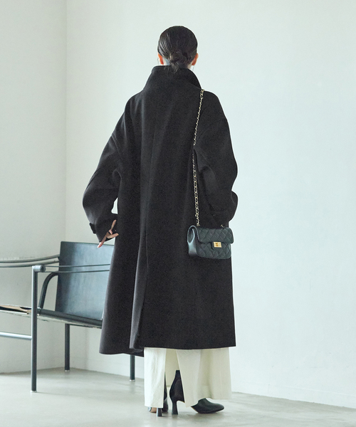 journal standard L'essage(ジャーナルスタンダードレサージュ)の「MANTECO スタンドコート(その他アウター・レディース・ベージュ/ブラック/カーキ・36/38)」の9枚目の写真