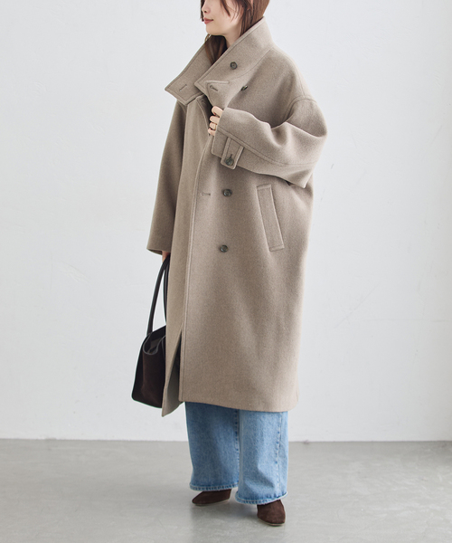 journal standard L'essage(ジャーナルスタンダードレサージュ)の「MANTECO スタンドコート(その他アウター・レディース・ベージュ/ブラック/カーキ・36/38)」の12枚目の写真